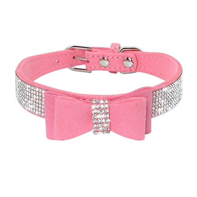 Bling Rhinestone Puppy Cat Collars