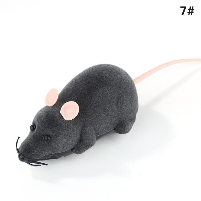 Remote Control Brown Rat Mouse Toy For Cat