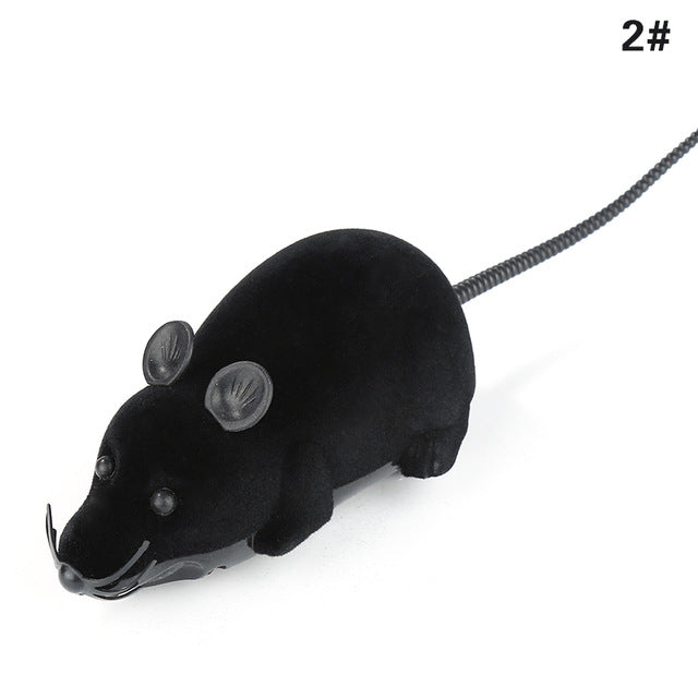 Remote Control Brown Rat Mouse Toy For Cat