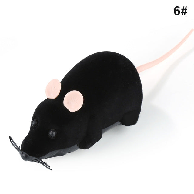 Remote Control Brown Rat Mouse Toy For Cat