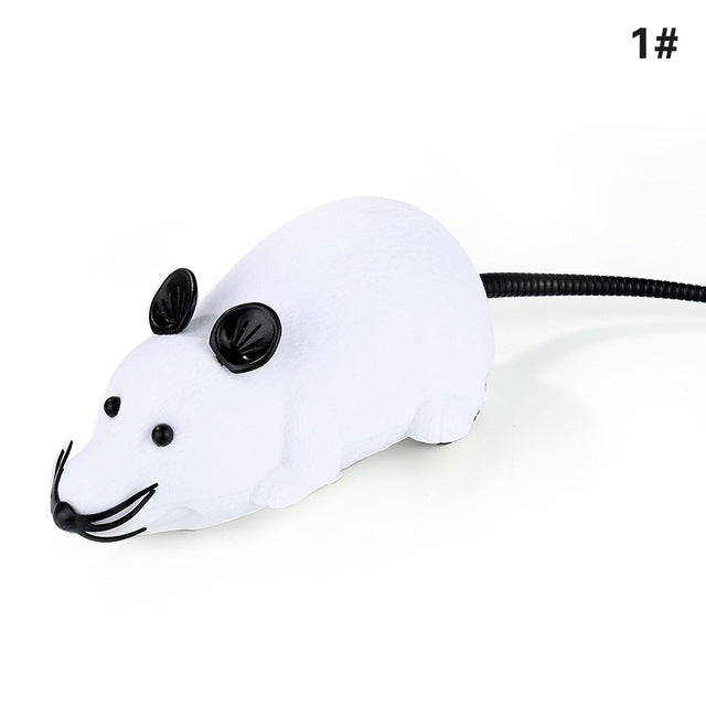 Remote Control Brown Rat Mouse Toy For Cat