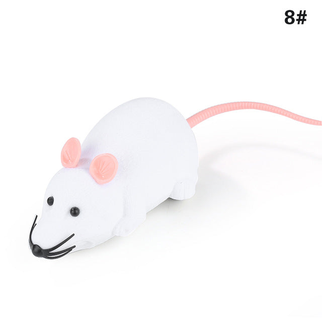 Remote Control Brown Rat Mouse Toy For Cat