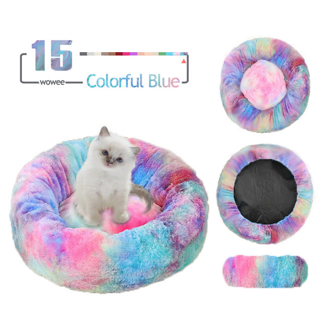 Round Cat Bed House