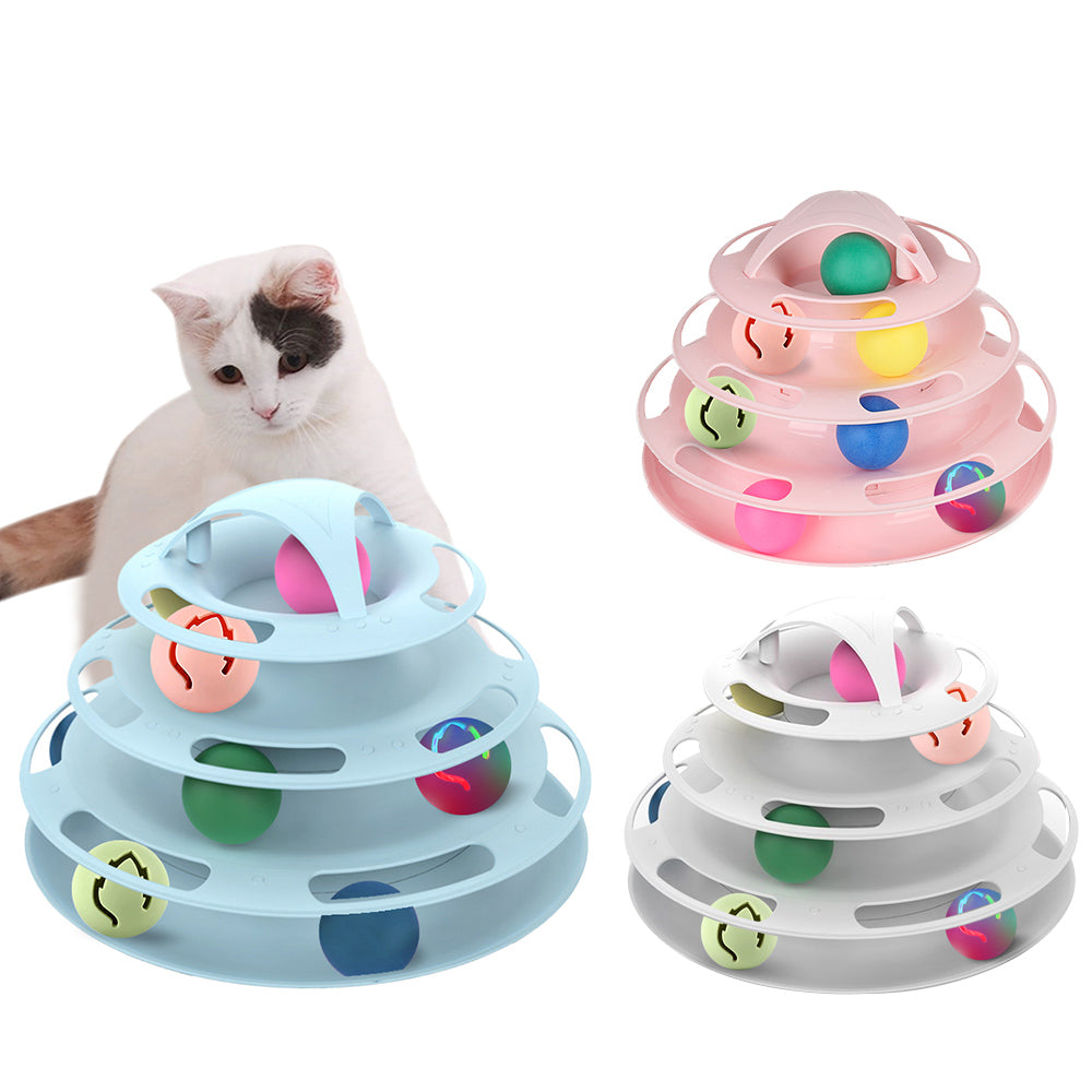 Three Levels Pet Cat Interactive Toy